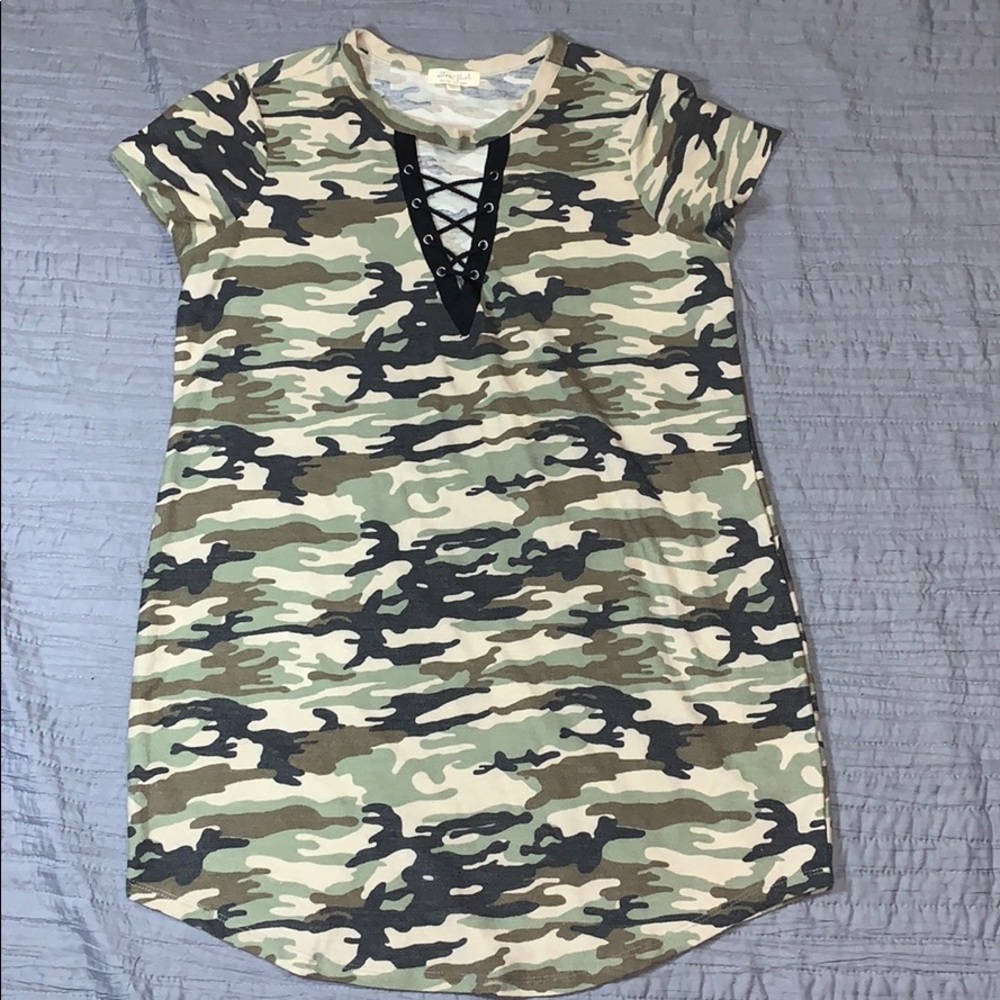 Camo T-shirt Dress